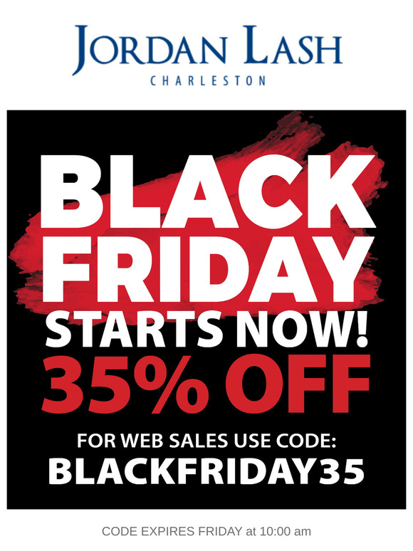 BLACK FRIDAY STARTS NOW ... 35% OFF