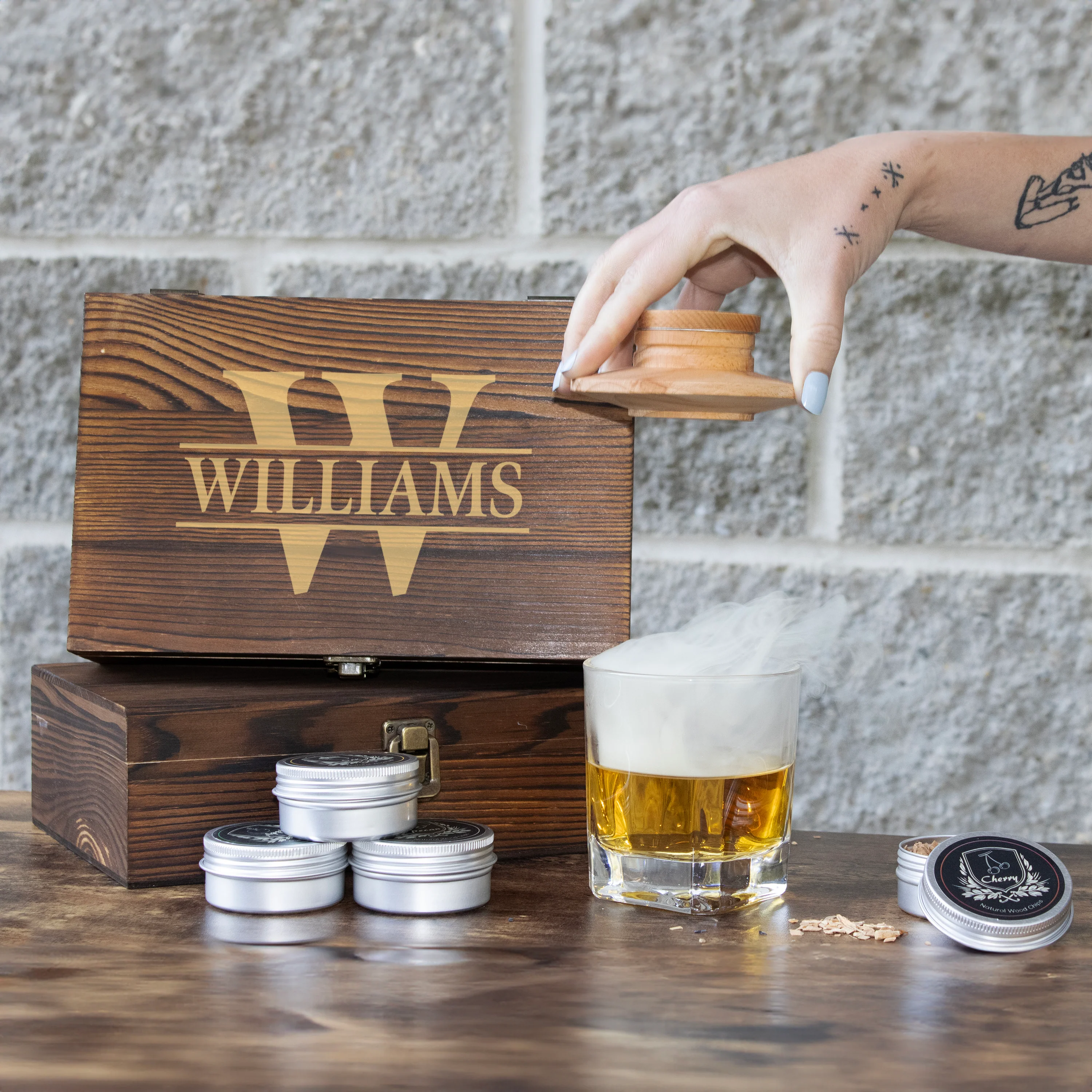 Personalized Whiskey Smoker Kit