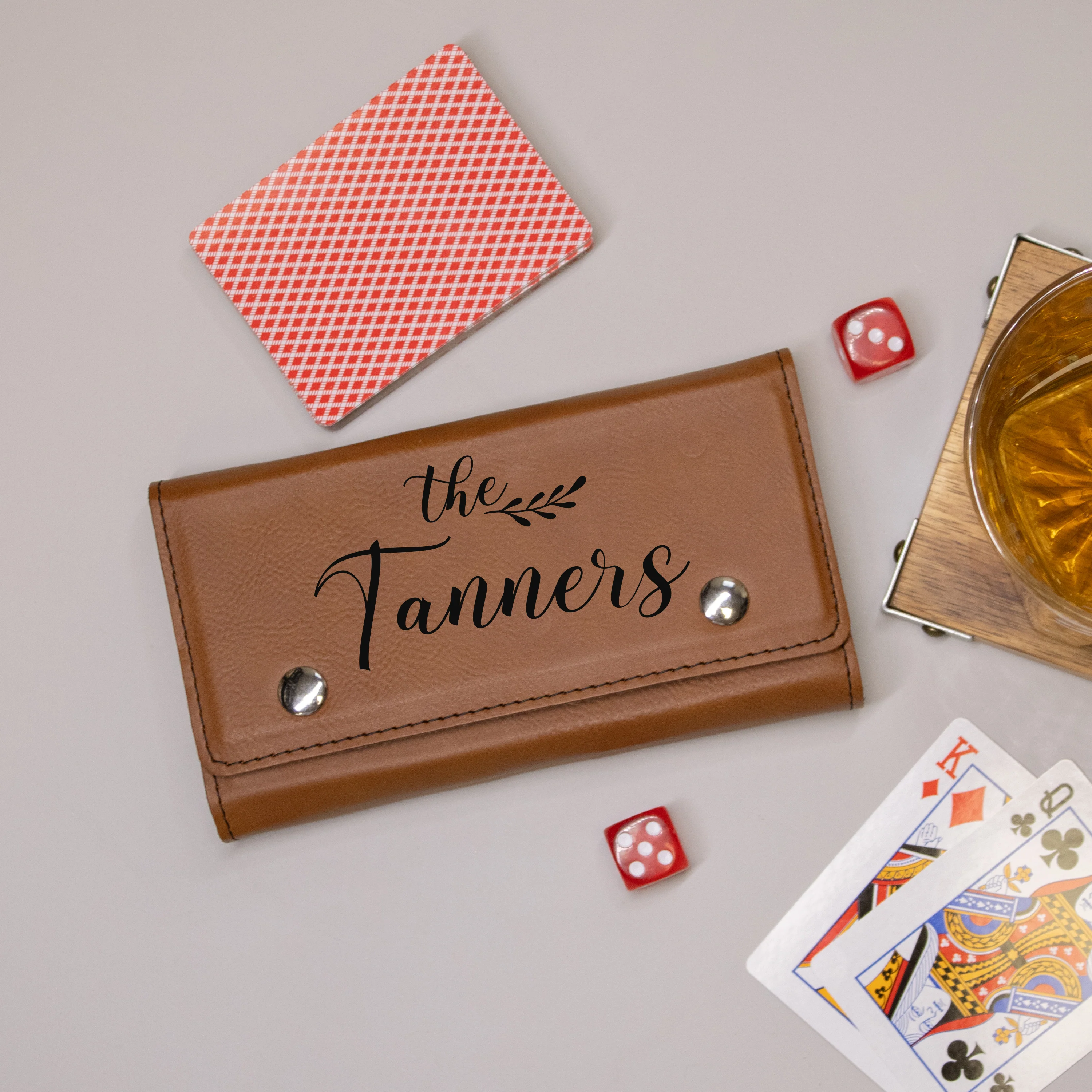 Personalized Playing Cards & Dice Set