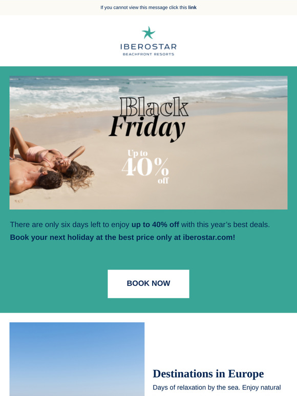 Black Friday: Up to 40% off