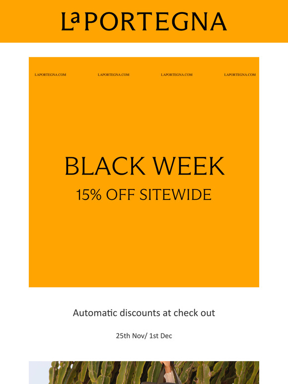 Hi —, MID WEEK 15% OFF