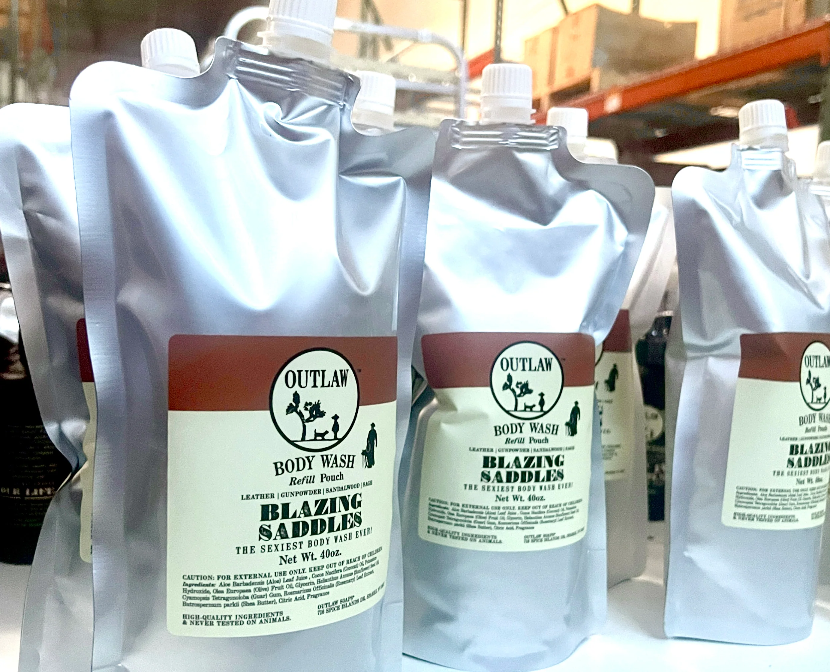 Image of Body Wash 40 oz Refill Pouches (Aka Saddle Bags!)