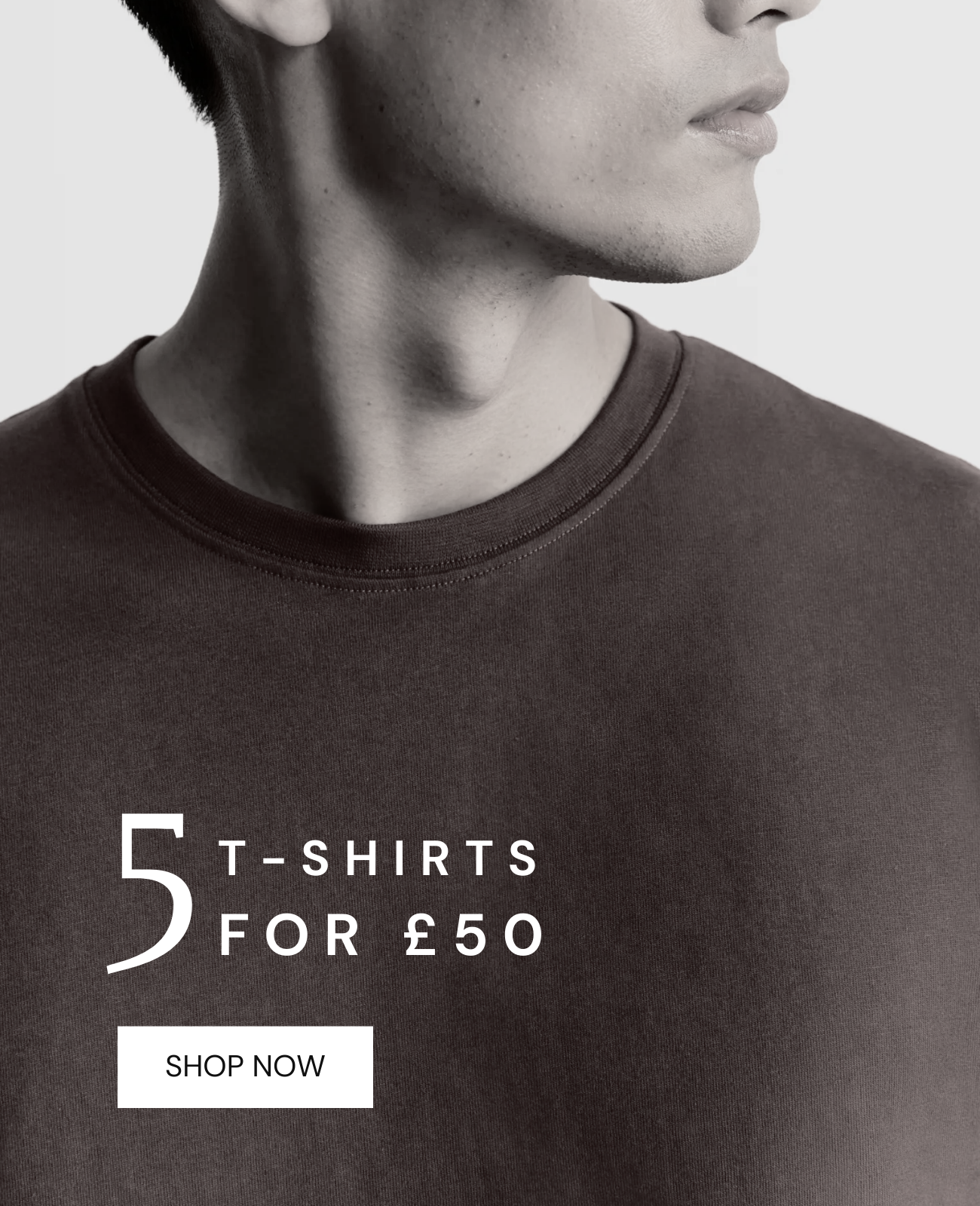 5 t-shirts for £50