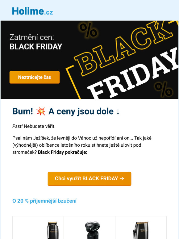 [BLACK FRIDAY 💣] My oholili ceny, vy shoďte porost za pár kaček →