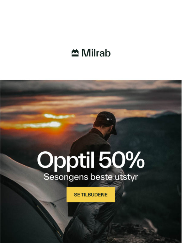 Opptil 50% på sesongens beste utstyr! ⚫