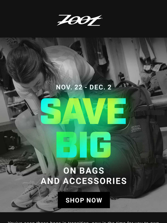 Save big on Bags and Accessories