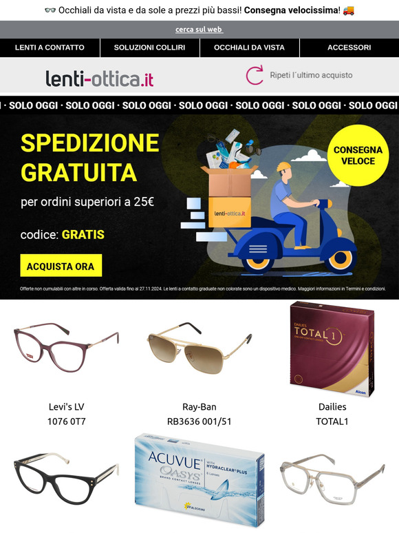 ⌛ULTIME ORE⌛ Spedizione GRATIS solo fino a mezzanotte