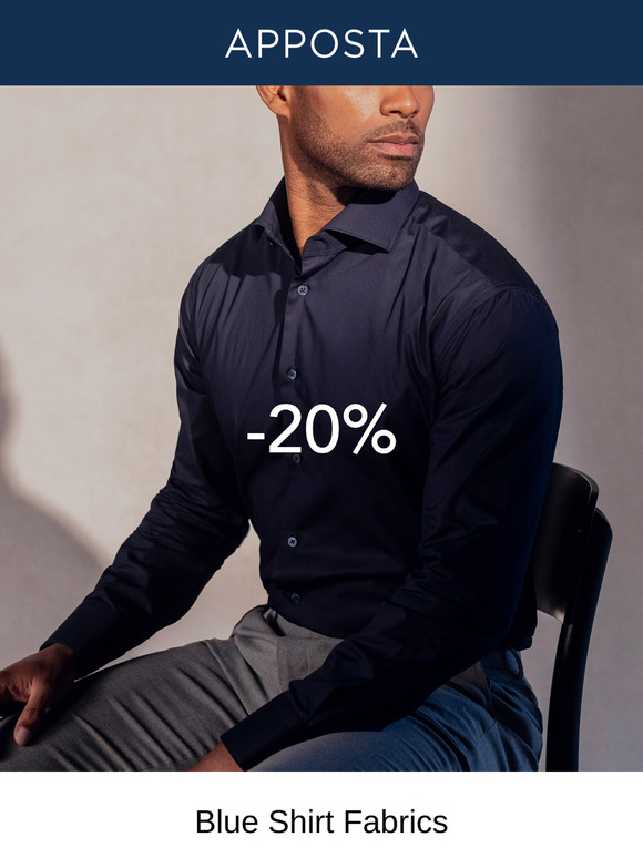Which Blue Shirt Fabric Is Right For You? - 20% off All Orders