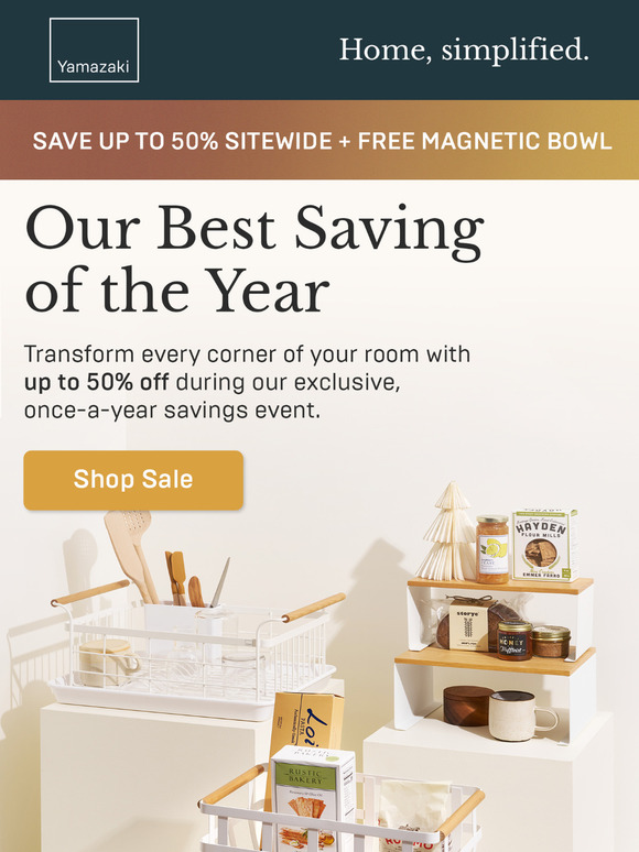 Up to 50% off sitewide!