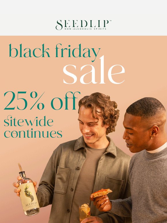 ICYMI: Save 25% off site wide