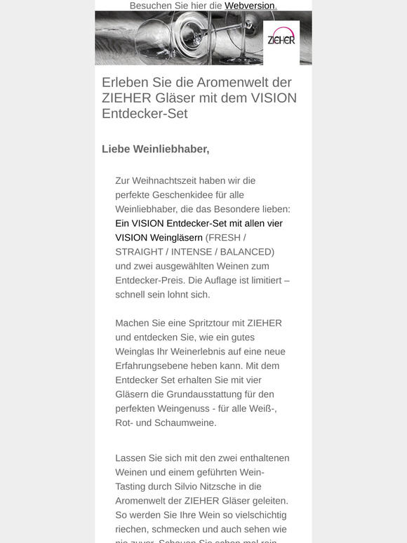 Zum Verschenken oder Behalten: VISION Entdecker-Set