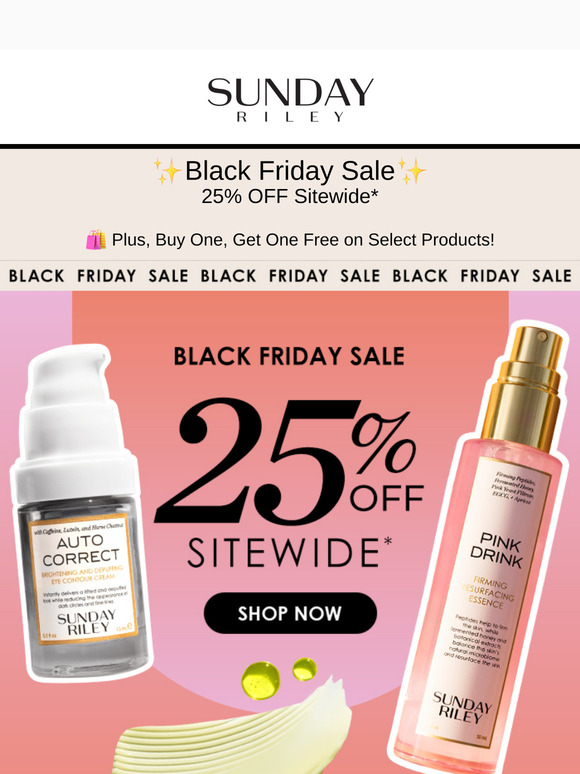 🎉 Black Friday Is Here: 25% Off Sitewide!*