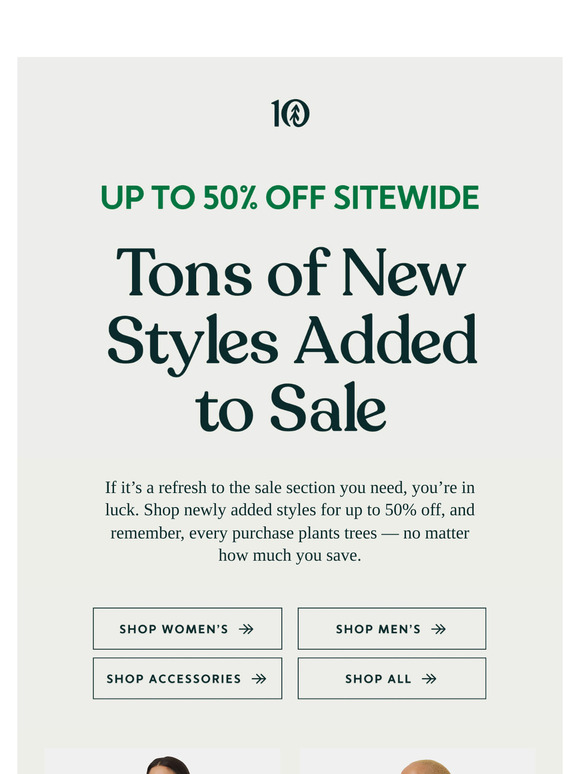 Tons of New Styles Added to Sale 👀