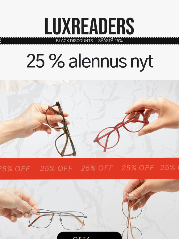 Muista käyttää alennuksesi 💸