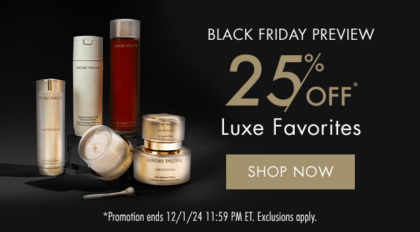 Black Friday Preview: 25% off Luxe Favorites