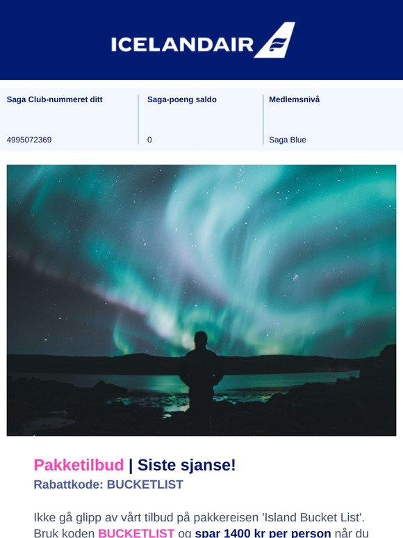 Pakketilbud | Siste sjanse!