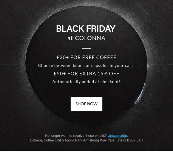 Black Friday at Colonna