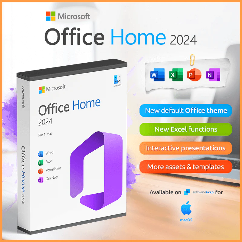 Image of Microsoft Office 2024 Home for Mac