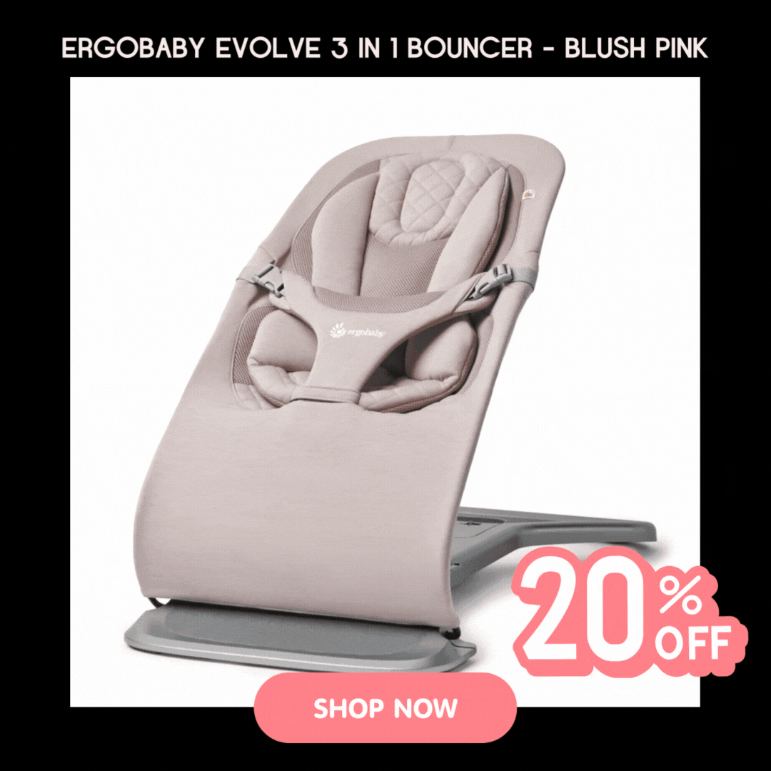 Ergobaby Evolve 3 in 1 Bouncer - Blush Pink