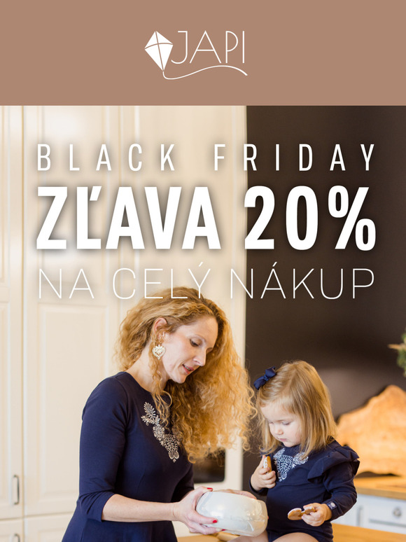 BLACK FRIDAY: -20% aj na zľavnené modely 🖤