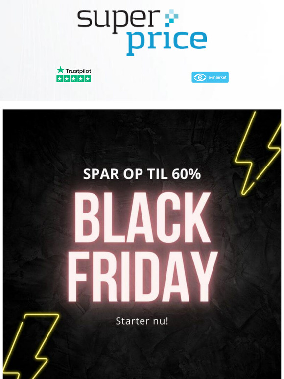 🌟 Black Friday 🌟  Over 3000 vanvittige tilbud! 🎁