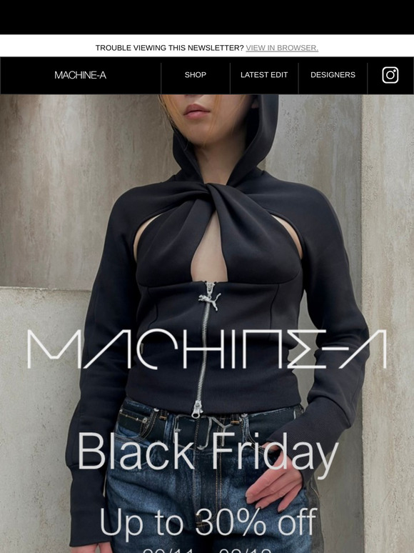 BLACK FRIDAY 29/11-02/12