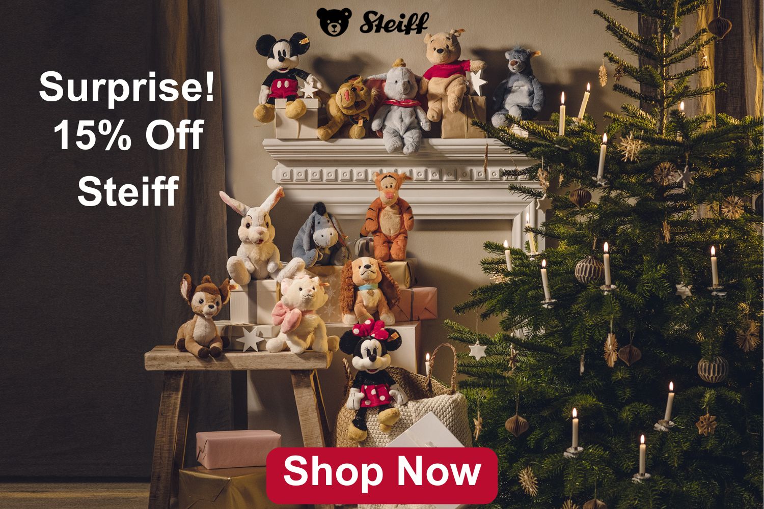 2 Days Only! 15% Off All Steiff
