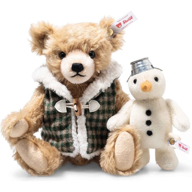 Image of Winter Teddy Bear with Snowman - 2024 Limited Edition