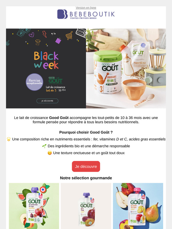 GOOD GOÛT,  Un lait à découvrir, des bienfaits à savourer
