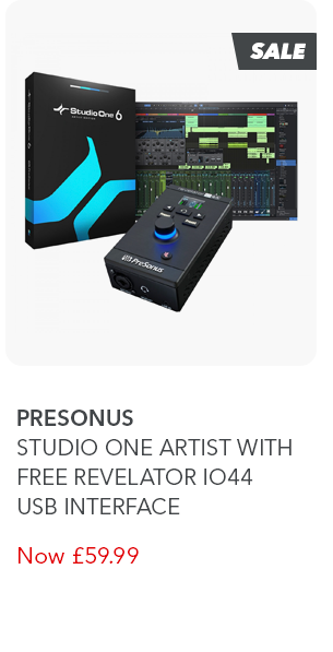 Presonus Studio One Artist With Free Revelator io44 USB Interface