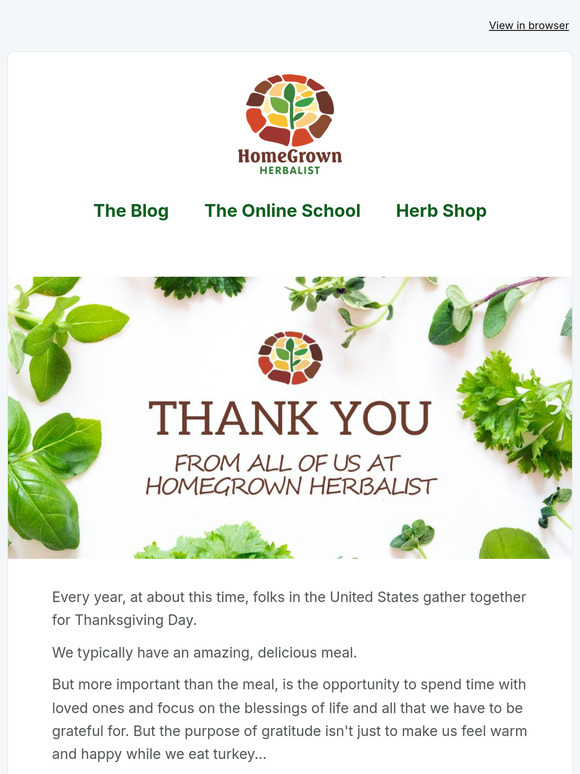 Thank you - From all of us at HGH