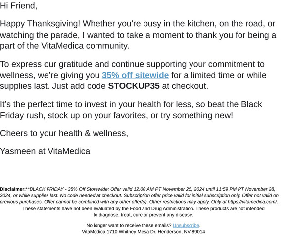 We’re Grateful for You