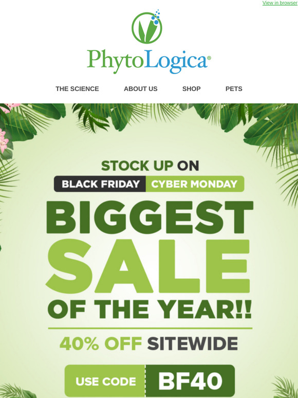 🌱Get 40% Off , Use Code: BF40 - Valid Nov 28- Dec 5. Thanks, Cyber, & Black Friday Deals!