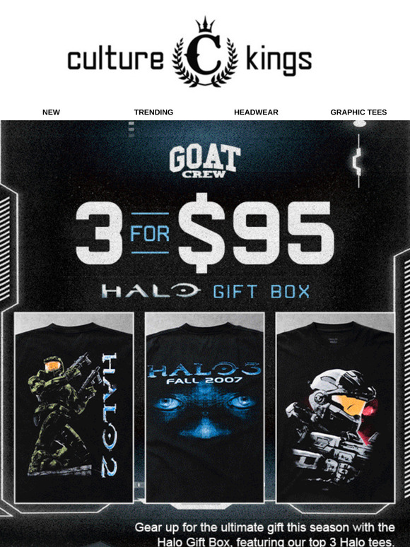 Culture Kings NEW HALO DROPS + Halo Gift Box 🎮 Milled