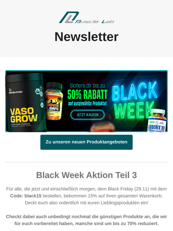 Black Week Aktion Teil 3