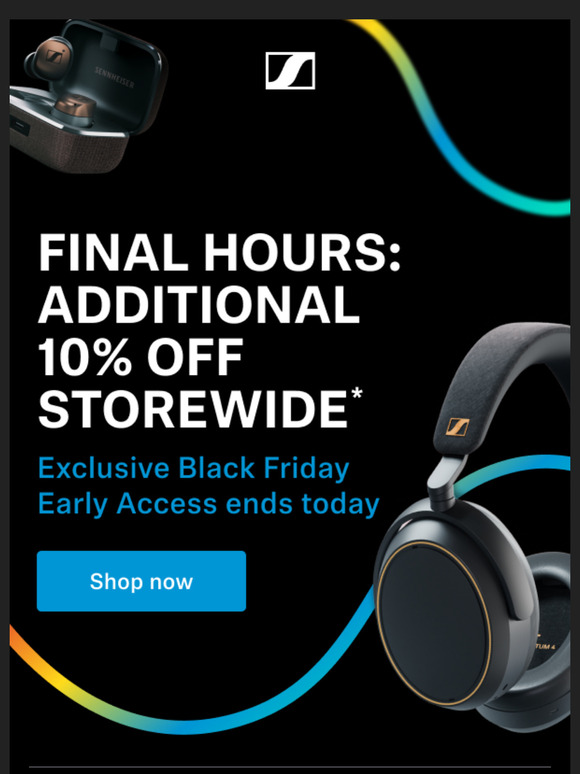 ⏰ FINAL HOURS: Additional 10% Off Storewide