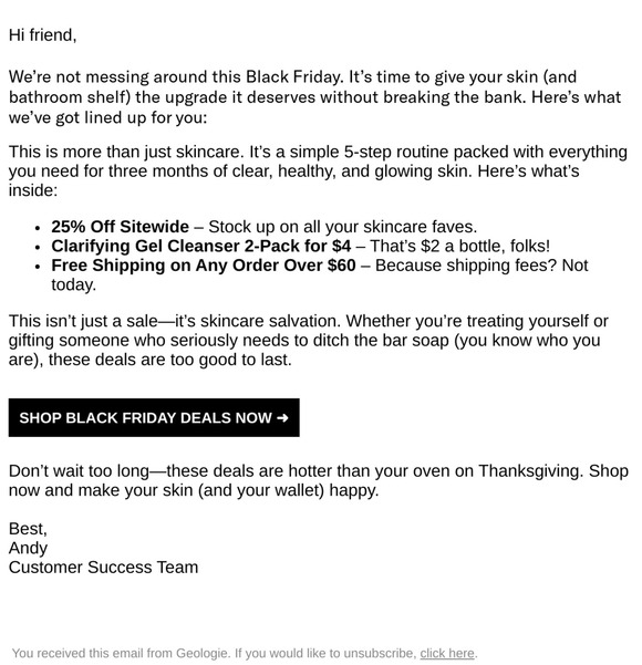 Hey friend, your exclusive Black Friday offer is waiting.