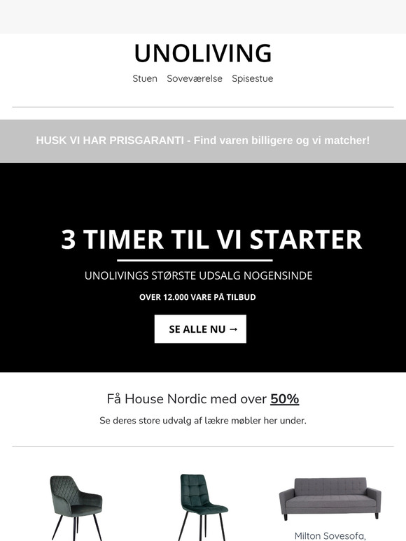 3 TIMER TIL VI STARTER