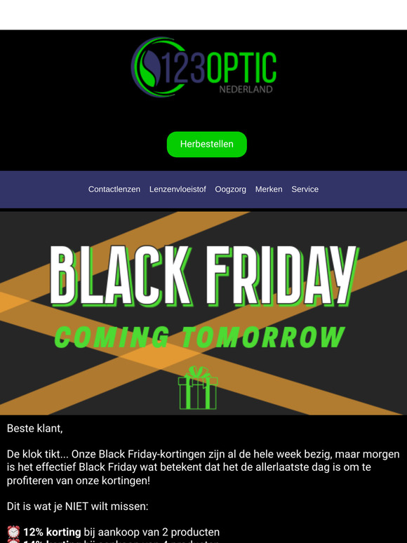 Morgen is het zover: Laatste kans op Black Friday-kortingen! 🎉