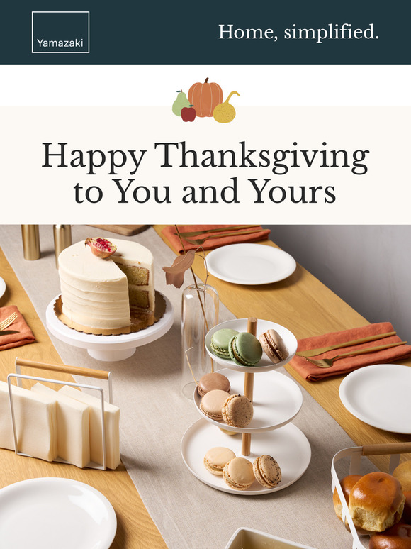 Happy Turkey Day from Yamazaki Home