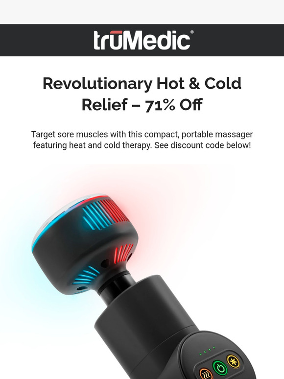 71% OFF Today's Black Friday Deal: Hot and Cold Therapy