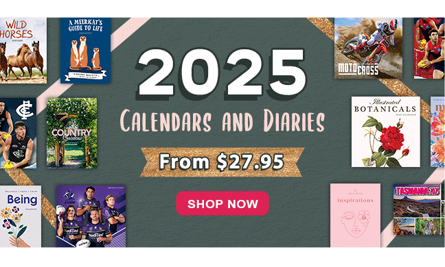 2025 Calendar's & Diaries, from $27.95