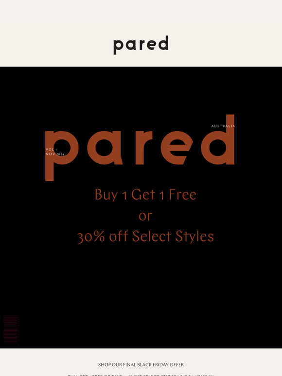 Buy 1 Get 1 Free on sale is on now!