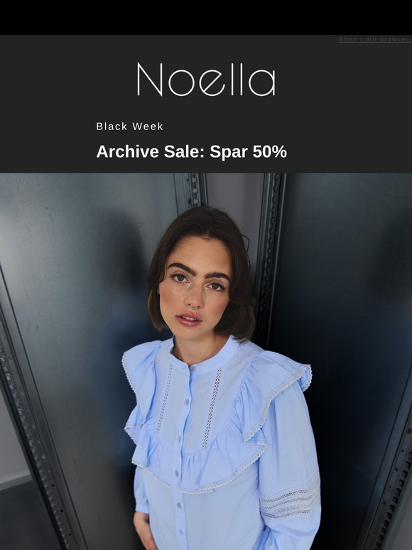50% rabat på over 400 styles – Black Week er i gang! ✨