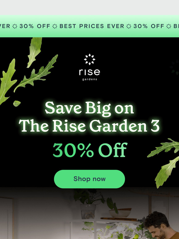 Black Friday Sale: Grow Green and Save 30% 🥬