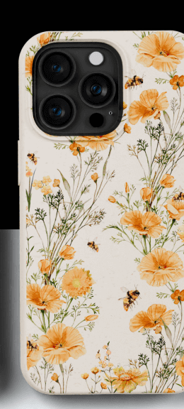 Seashell Vintage Bee iPhone 13 Pro Case
