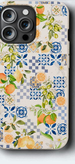 Seashell Amalfi Fruits iPhone 13 Pro Case