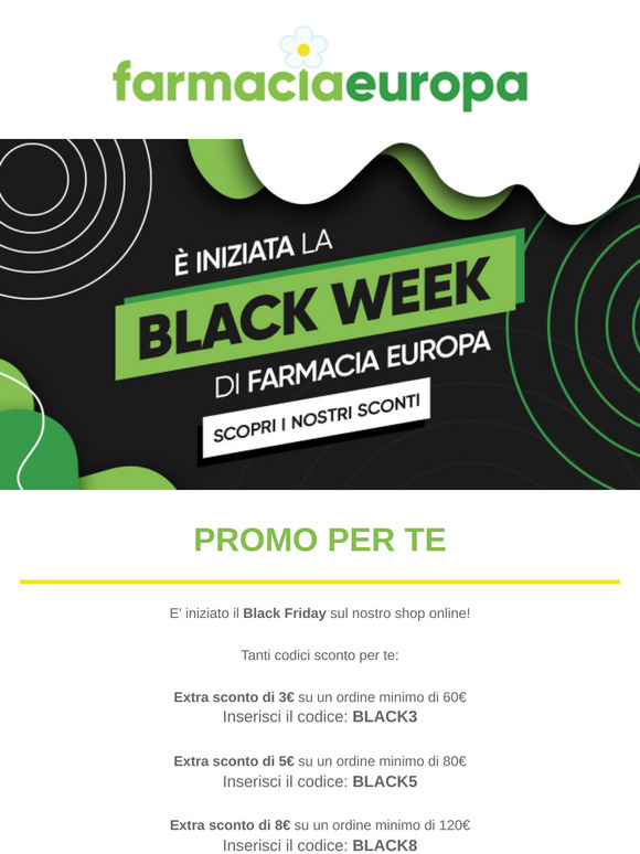 Black Friday: scopri i nostri coupon sconto!