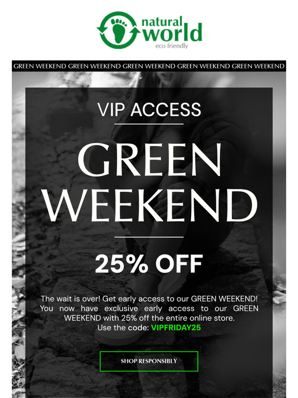 VIP FRIDAY 25% off