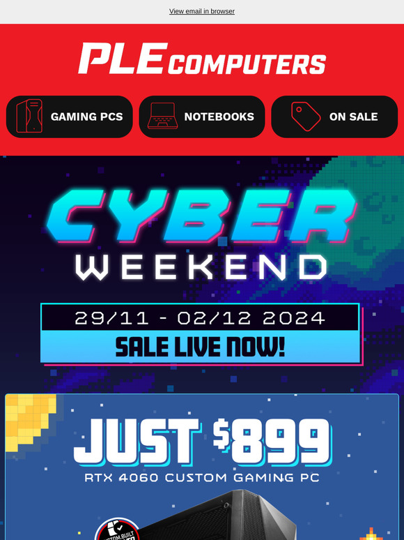 Level Up Your Gear: Cyber Weekend Sale On Now!
